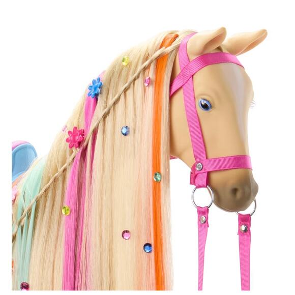NEW American Girl Doll Of Year 2024 HOLLYHOCK HORSE Saddle Bridle & Accessories! - Picture 4 of 14